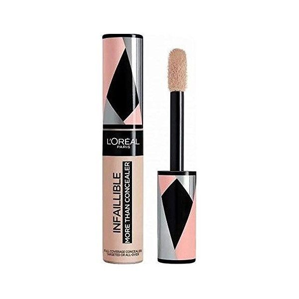 LOréal Paris Infalible More Than Concealer Corrector Cobertura Completa, Tono 327 Cashmere, 11 Ml Anti-cernes / Correcteurs