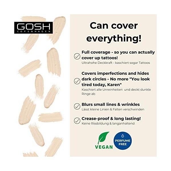 Concealer High Coverage - 002 Ivory Gosh Anti-cernes / Correcteurs