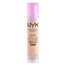NYX Professional Makeup Sérum Correcteur Bare With Me, Naturel, Couvrance Moyenne, Teinte : Vanilla, 9,6 ml