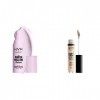 NYX Professional Makeup Base de Maquillage pour Teint Lisse et Uniforme, The Marshmellow Primer, 30 ml & Anticernes/Correcteu