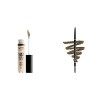 NYX PROFESSIONAL MAKEUP Anticernes/Correcteur - Cant Stop Wont Stop Contour Concealer - Light Ivory & Crayon à Sourcils Ult