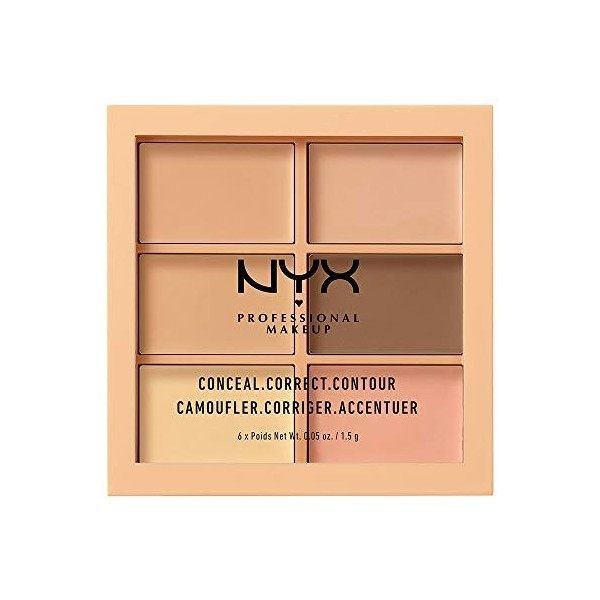 NYX Conceal Correct Contour Palette in Light by NYX Anti-cernes / Correcteurs