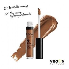 NYX Professional Makeup Correcteur Anti-Cernes HD Studio Photogenic, Pour Tout Type de Peaux, Couvrance Moyenne, Teinte : Cap
