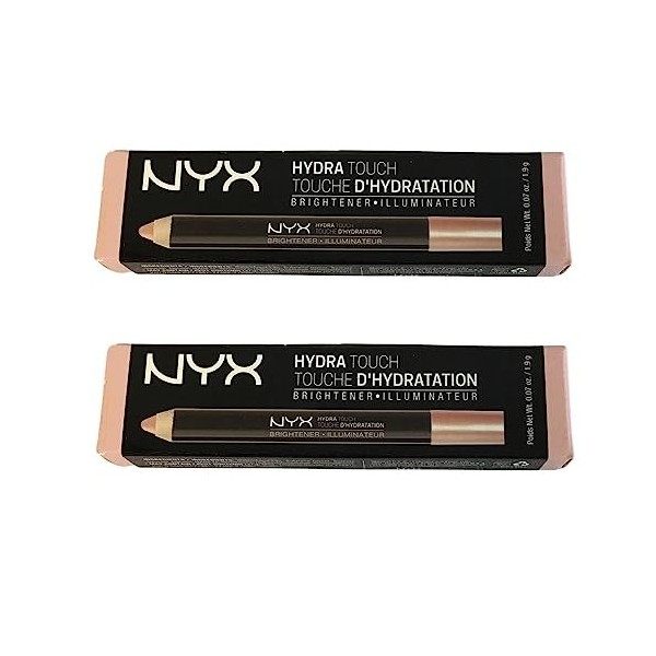 Lot de 2 éclaircisseurs NYX Hydra Touch, Radiance HTB01