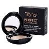 Tahe Concealer Perfect Correcteur des Cernes Compact avec une Couverture Naturelle, 2,5 g Medium 