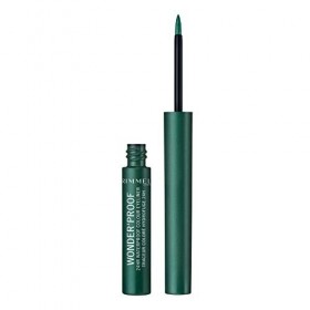Rimmel - Eyeliner WonderProof - Waterproof et sans transfert - Longue Tenue - 03 Précious emerald - 1,4ml Eyeliner / Khôl / C...