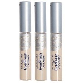 3 x Maybelline New York EverFresh Concealer - Medium Beige Anti-cernes / Correcteurs