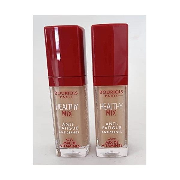 2 x Bourjois Healthy Mix Anti Fatigue Concealer 7.8ml Sealed - 52 Medium Anti-cernes / Correcteurs