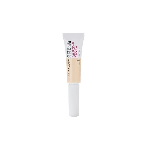 3 x Maybelline Superstay Full Coverage Under-Eye Concealer 6ml - 15 Light