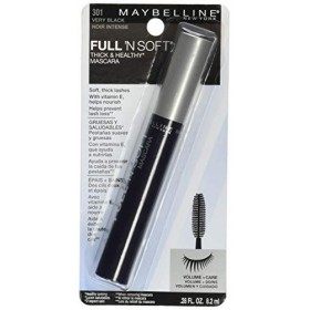 MAYBELLINE - Full N Soft Mascara Washable 301 Very Black - 0.28 fl. oz. 8.2 ml 