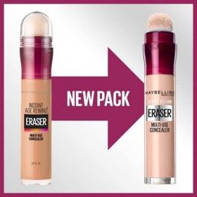 Maybelline Concealer Instant Anti Age Eraser Eye Concealer, Dark Circles and Blemish Concealer, Ultra Blendable Vegan Formula