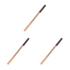 YUSSEQDD 3 Ensemble de Crayon à sourcils à double extrémité 2 en 1 Eyeliner Concealer Circles Pen Dark Coffee