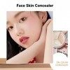 Dark Circle Concealer, Sweatproof Long Lasting Cover Cream Dark Circle Spots Marks Cover Cream pour les Taches et les Marques