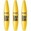 Maybelline Mascara New York Volum Express, The Colossal, 100 % noir, 3 x 10,7 ml