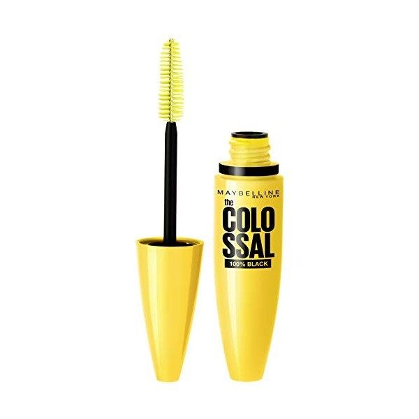 Maybelline Mascara New York Volum Express, The Colossal, 100 % noir, 3 x 10,7 ml