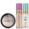 Ingrid Cosmetics Ensemble de maquillage, Fond de teint illuminateur Flawless Glow 02 Deluxe Vanilla, Base hydratante Aqua Sho