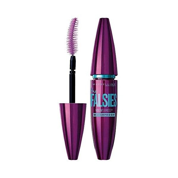 Maybelline New York Volum Express ciglia finte Mascara in Very Black Waterproof, 11 ml