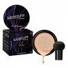 Milageto Air Cushion cc, Fond de teintee liquide pour femmes filles Anti-cernes Éclaircir le teintee Base de maquillage Prime