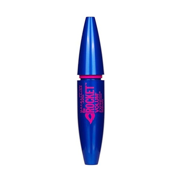 Maybelline New York Mascara noir pour plus de volume, volume Express The Rocket Mascara N° 1 Very Black 1 x 9,6 ml