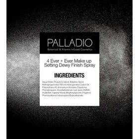 Palladio 4 Ever and Ever Make Up Setting Spray, longue durée, fixe et sécurise instantanément le maquillage pour une tenue to