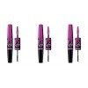 3 Pack- Maybelline Volum Express The Falsies Big Eyes Mascara 207 Rebel Black