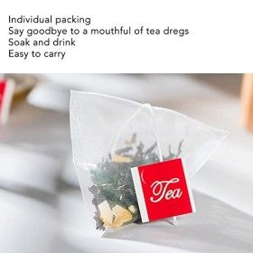 Sachets de thé santé, 15 paquets de thé vert poire bio raffiné en vrac équilibré sur le plan nutritionnel pour le quotidien p