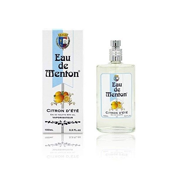 Eau de Menton Citron dEté - Citron Fleur dOranger - Prestige de Menton, Artisan Parfumeur 100 ml 