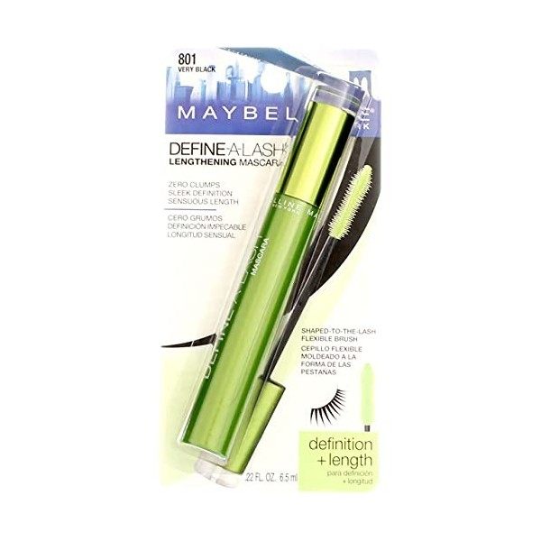 GEMEY MAYBELLINE A Lash Very Black Mascara Défini