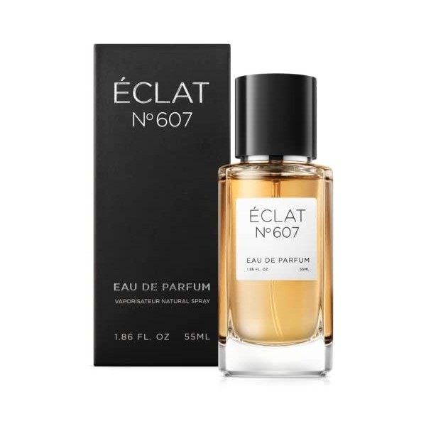 ÉCLAT 607 - Parfum pour homme - di lunga durata profumo 55 ml - vanille, fleur doranger, cannelle