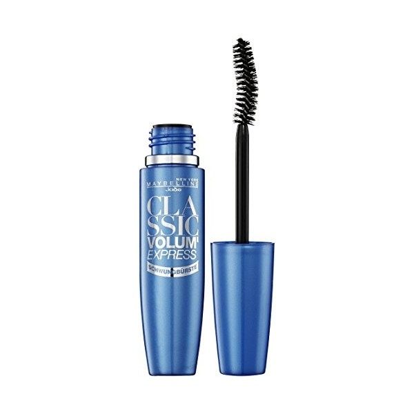 Maybelline New York Classic Volum Express Mascara noir pour élan et volume avec brosse dinertie et pro-kératine Noir 1 x 10