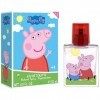 Peppa Pig Parfum pour enfant en verre avec motif Peppa Pig et son frère George, Eau de toilette 30 ml 