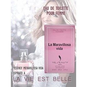 La Maravillosa Vida Parfum Equivalent pour Femme Compatible avec les Parfums des Grandes Marques - Eau de Toilette 100 ml