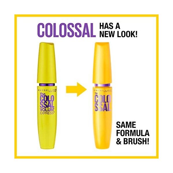 Maybelline The Colossal Volum Express Mascara, Glam Black [230], 1 ea Pack of 6 by Maybelline