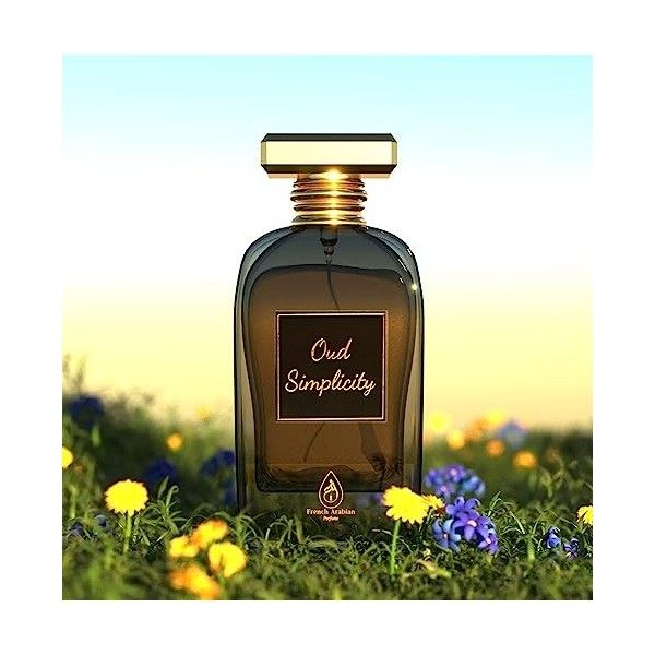 Oud Simplicity 100 ml – Parfum bois de santal et vanille – Parfum arabe de luxe pour homme et femme