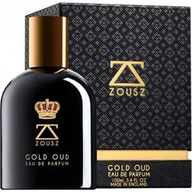 ZOUSZ │ Eau de parfum Gold Oud │ Parfum de bois de oud terreux, avec framboise, cannelle et musc doux, un parfum riche et cap