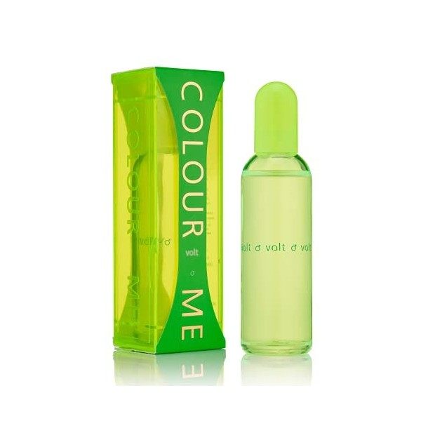 Colour Me Volt - Fragrance for Men - 90ml Eau de Parfum, by Milton-Lloyd