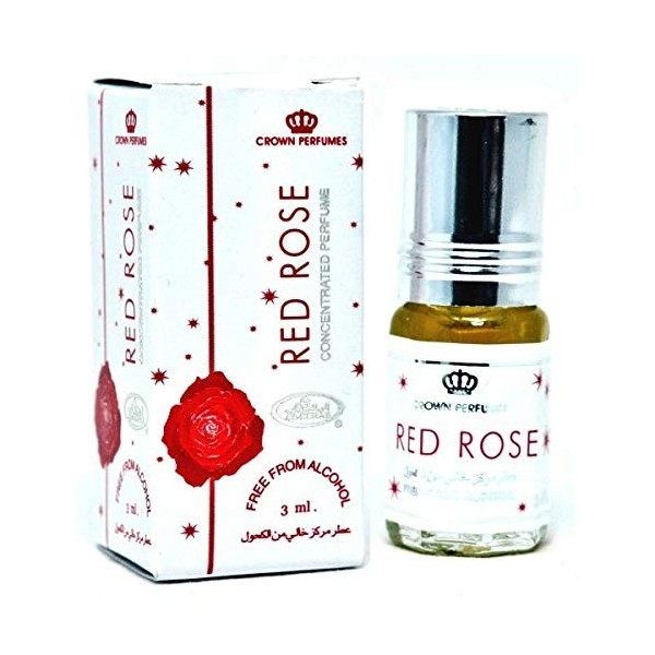 Business Square Musc Parfum Al Rehab Red Rose 3ml 100% Huile