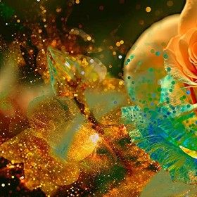 Luxury Scent-Gold Dust-Flacon dhuile parfumée de haute qualité, fragrance attar durable, unisexe, 10&nbsp;ml