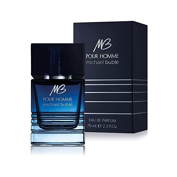 Michael Bublé Bublé pour homme – Eau de parfum 70 ml – Cadeau pour homme, bleu