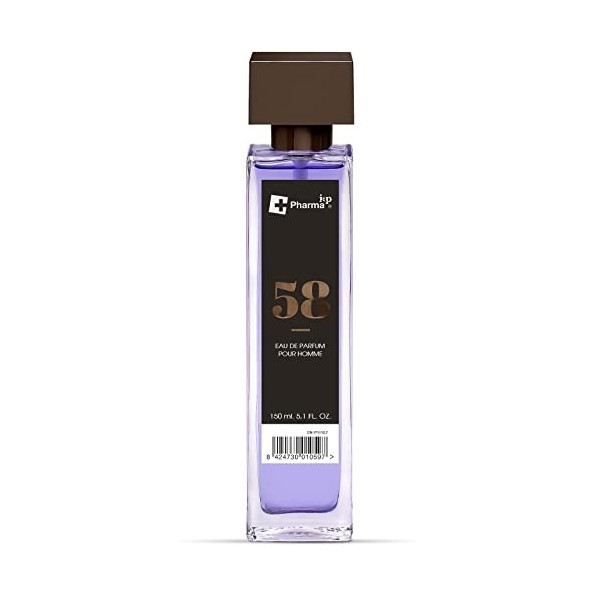 IAP Pharma Parfums nº 58 - Eau de Parfum Vaporisateur Fleuri Hommes - 150 ml