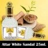 INDRA SUGANDH BHANDAR Attar - Parfum de santal naturel longue durée - Pour homme et femme - 25 ml