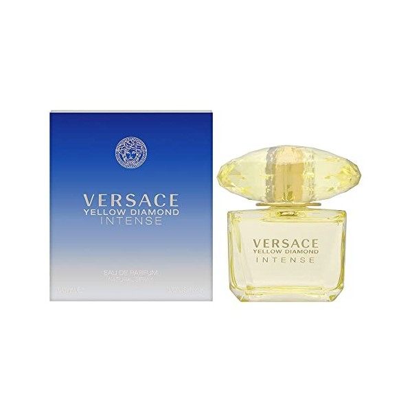 VERACE VER521032 Fragrance de designer intense de diamant jaune, 90 ml