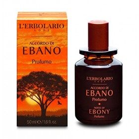 LErbolario Ebony Accord Parfum Homme, Parfum Masculin Hespéridé Et Boisé, Eau De Parfum Homme, Format : 50 Ml