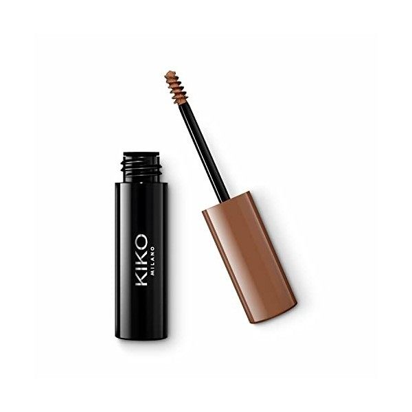 KIKO Milano Eyebrow Fibers Coloured Mascara 03 | Mascara Coloré Avec Fibres Pour Peigner Et Remplir Les Sourcils, Fini Brilla