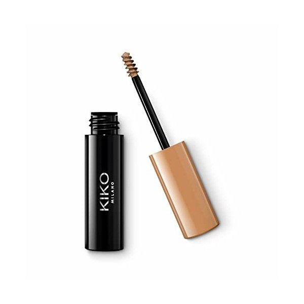 KIKO Milano Eyebrow Fibers Coloured Mascara 03 | Mascara Coloré Avec Fibres Pour Peigner Et Remplir Les Sourcils, Fini Brilla