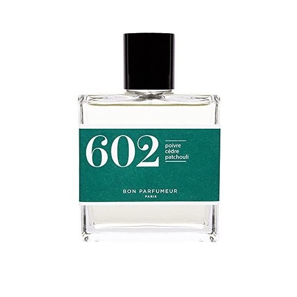 Bon Parfumeur - Eau de Parfum 602 - Poivre Cèdre Patchouli - Parfum Femme & Homme - Notes Boisées - Vaporisateur Parfum 100 