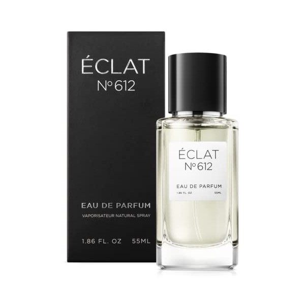 ÉCLAT 612 - Parfum pour homme - di lunga durata profumo 55 ml - bergamote, notes aquatiques, bois