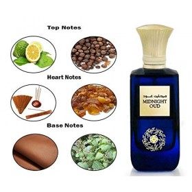 Midnight Oud 100ml par My Perfume For Him For Her Eau De Parfum - Notes Bergamote Ambre Cuir Arôme Santal