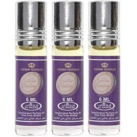 LOT DE 3 MUSCS PARFUMS SANDRA DE AL REHAB - 6ML NOTES: Fruité, Vanille, Floral, Epicés Chaud