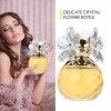Parfum de longue durée pour femme 60 ml pour femme, parfum doux portable avec 3 choix de fleurs, notes fruitées et florales p